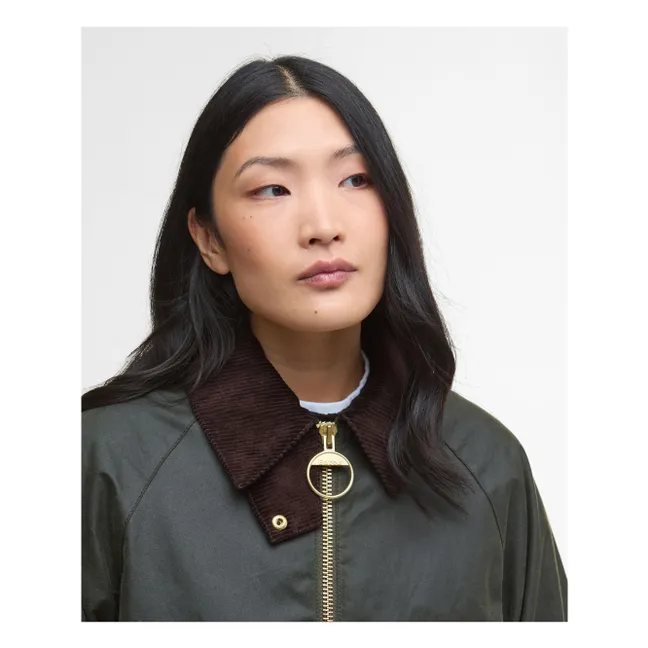Veste Luella Cirée | Vert foncé