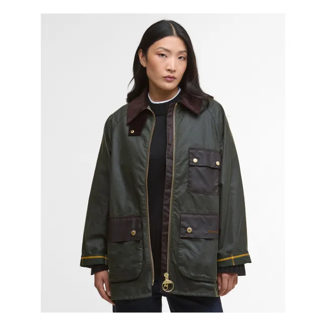 Luella Gewachstes Jacket | Dunkelgrün