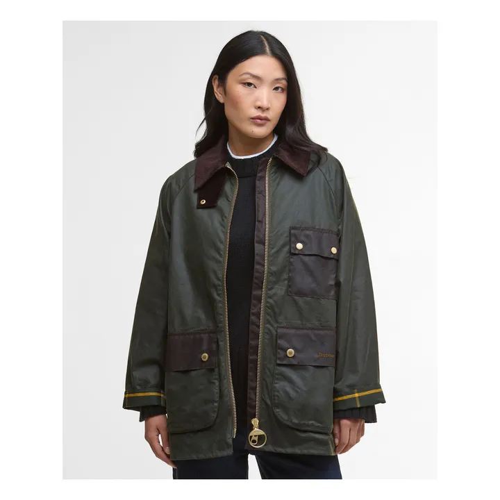 Veste Luella Cirée | Vert foncé- Image produit n°1