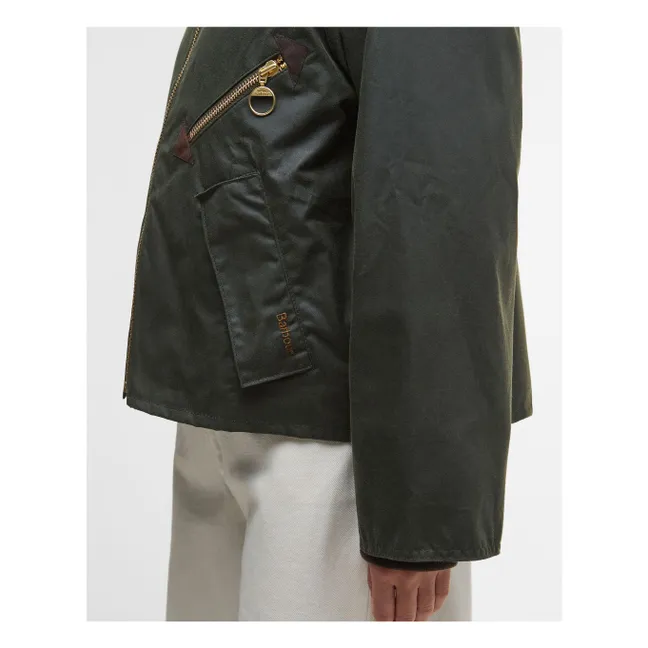 Veste Arlene Cirée | Vert foncé