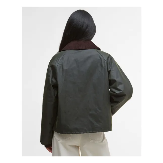 Veste Arlene Cirée | Vert foncé