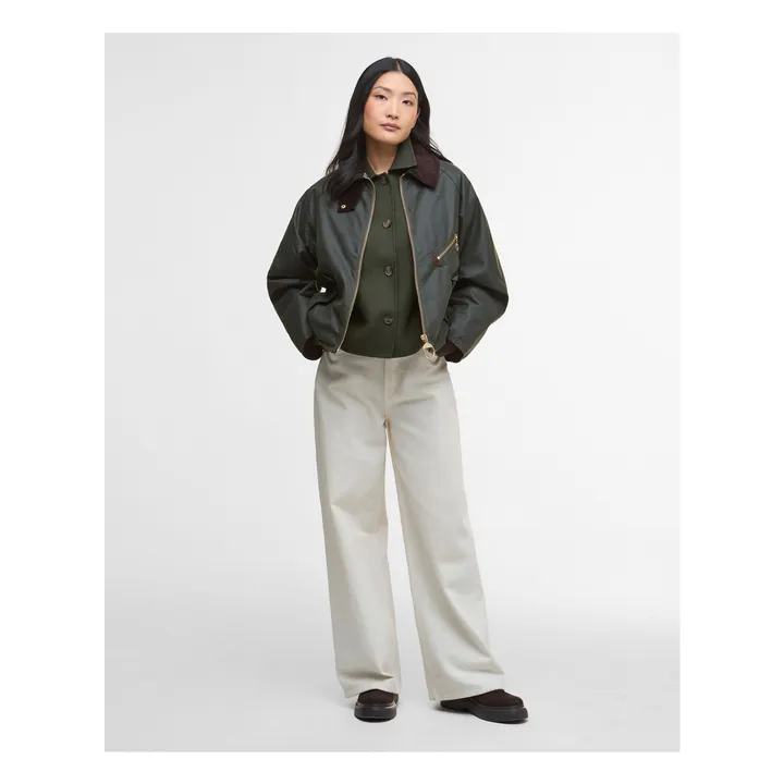 Veste Arlene Cirée | Vert foncé- Image produit n°2