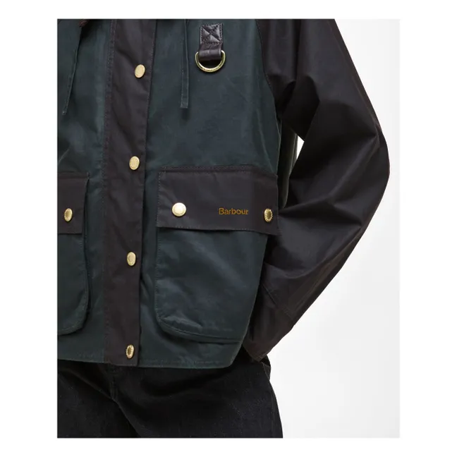 Reighton Waxed Jacket | Dunkelgrün