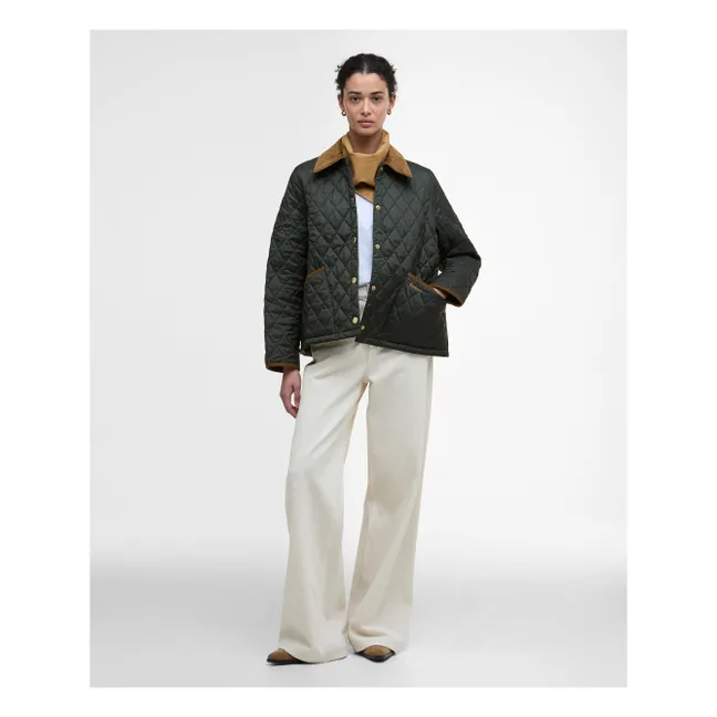 Ikonen Liddesdale Steppjacke | Dunkelgrün