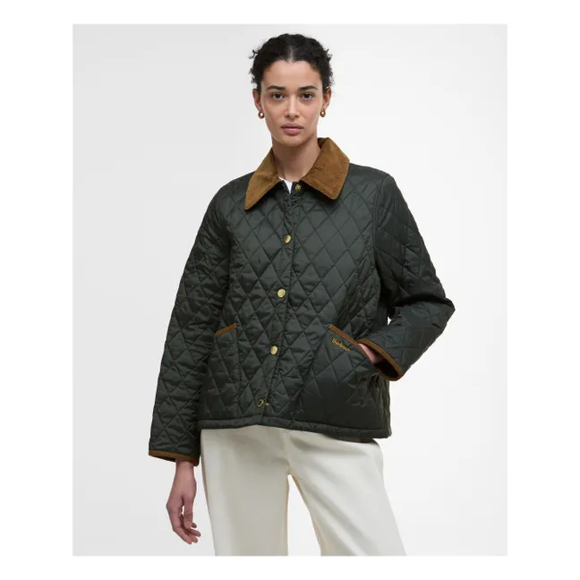 Ikonen Liddesdale Steppjacke | Dunkelgrün