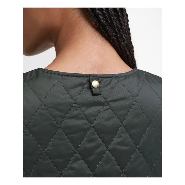 Wendbare ärmellose Jacke My | Dunkelgrün