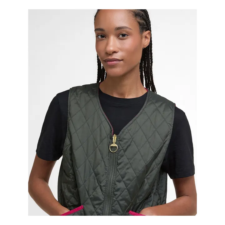 Veste Sans Manches Réversible My | Vert foncé- Image produit n°7