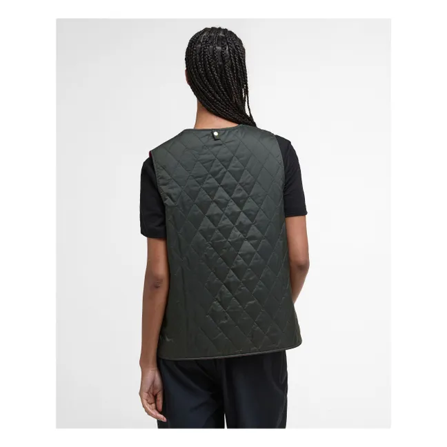 Veste Sans Manches Réversible My | Vert foncé