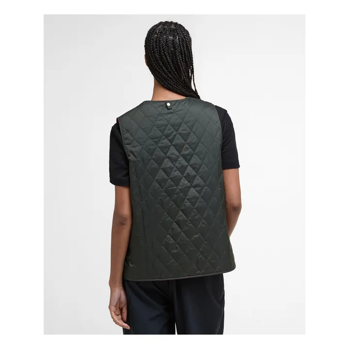 Veste Sans Manches Réversible My | Vert foncé- Image produit n°6