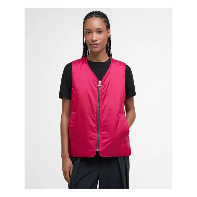 Wendbare ärmellose Jacke My | Dunkelgrün