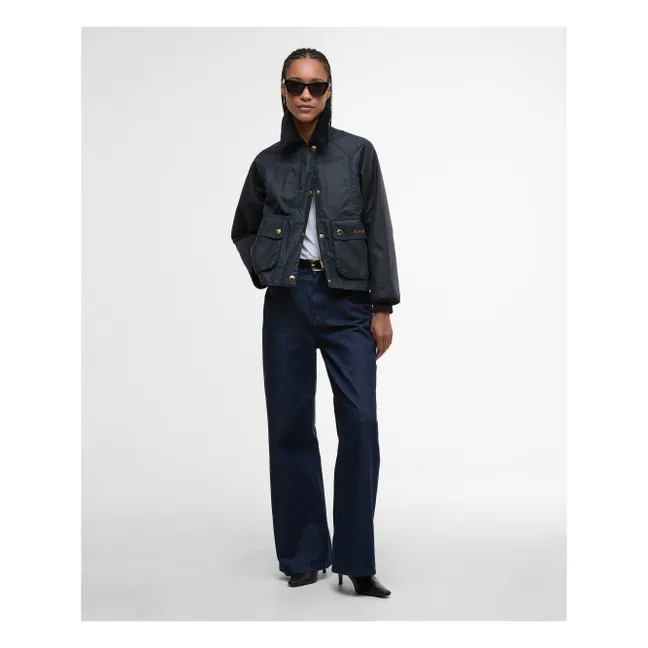 Veste Beadnell Cirée | Bleu marine