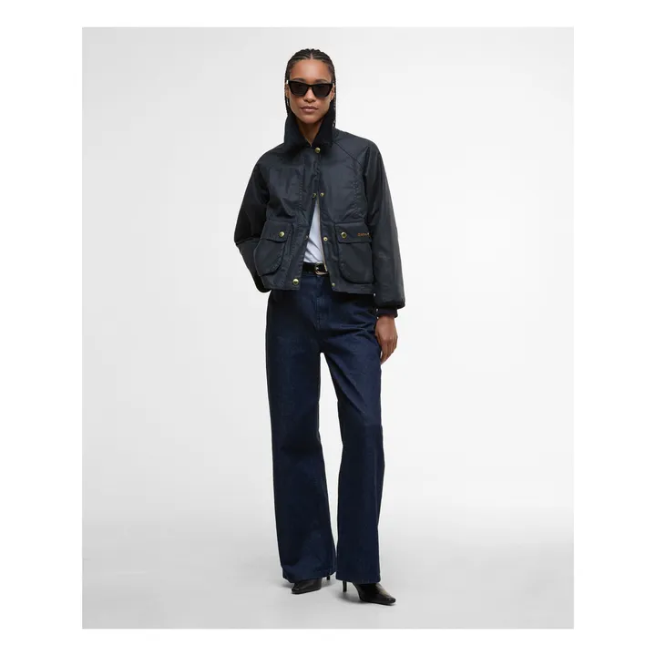 Veste Beadnell Cirée | Bleu marine- Image produit n°2