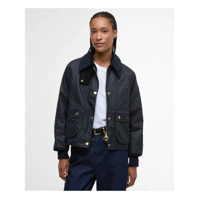 Veste Beadnell Cirée | Bleu marine