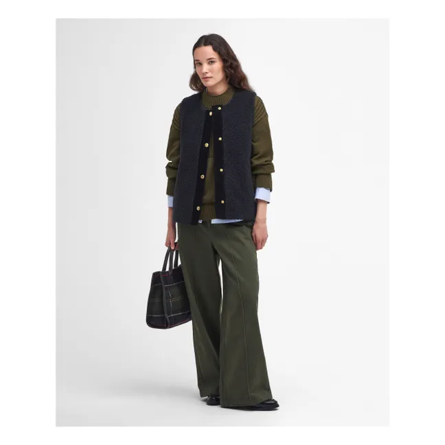 Veste Sans Manches Dulsie Shearling | Noir