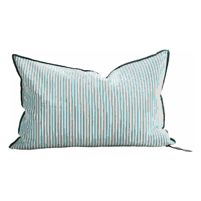 Vice Versa Kissen aus Portofino Canvas | Aqua