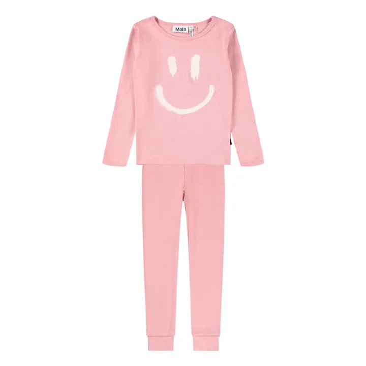 Pyjama Lue Coton Bio | Rose- Image produit n°0