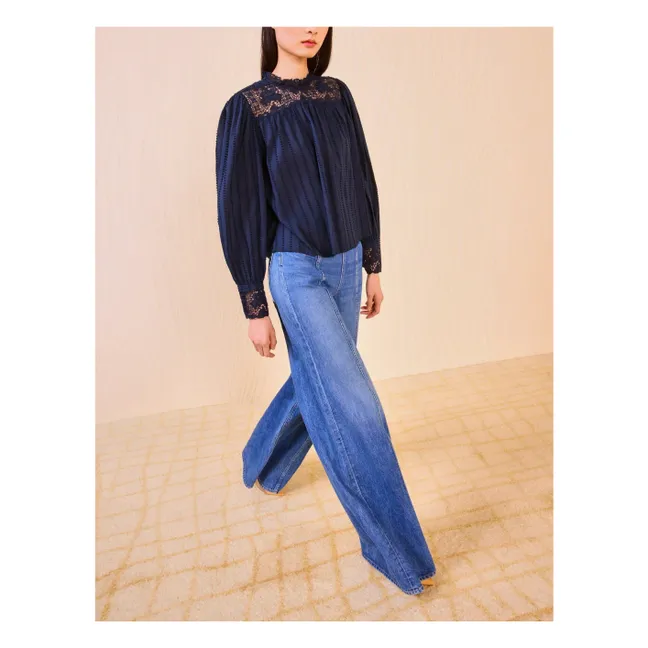 Blouse Cornelia | Bleu nuit