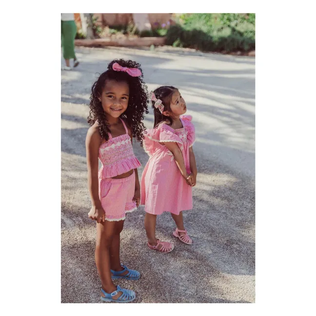 Robe Martine Coton Bio | Rose bonbon