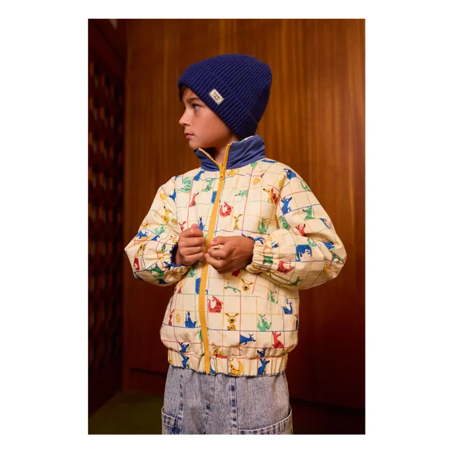Hopscotch Reversible Jacket | Blue