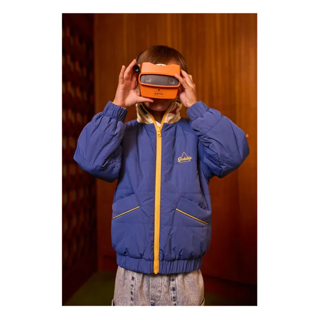 Hopscotch Reversible Jacket | Blue