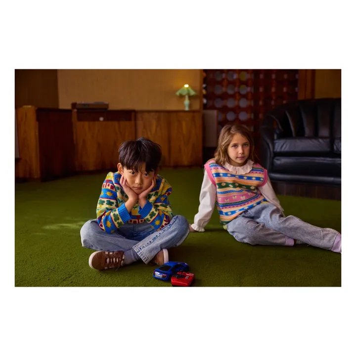 Pull Sans Manches Flutter By | Rose- Image produit n°1