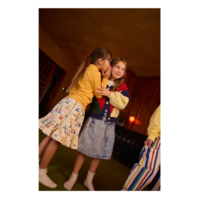 Esta A-Line skirt | Denim