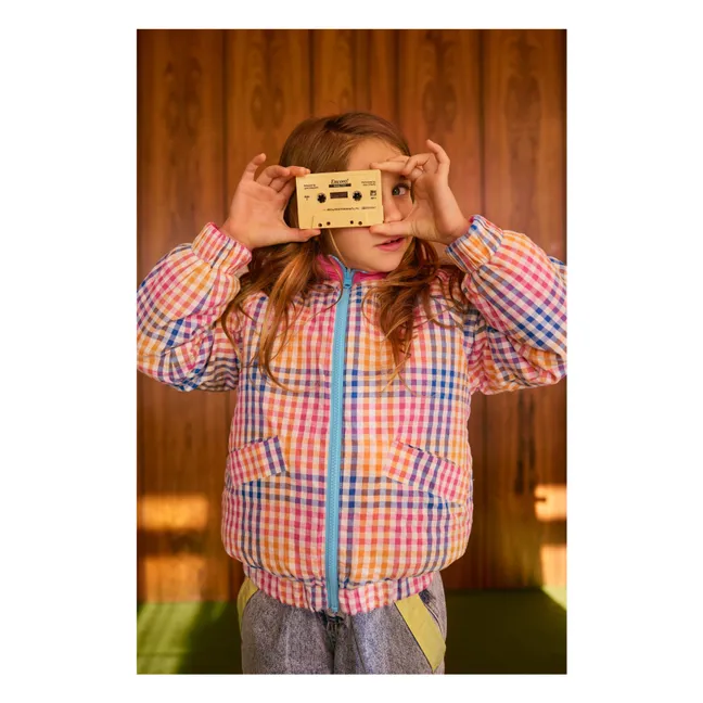 Blouson Réversible Rainbow Gingham | Rose