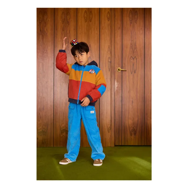 Retro Corduroy Jacket | Navy blue