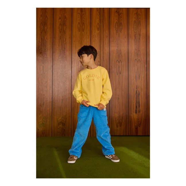 Pantalon Arlo Velours Côtelé | Bleu