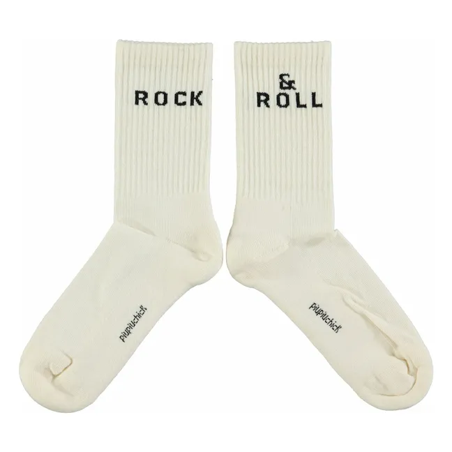 Chaussettes Rock&Roll | Ecru