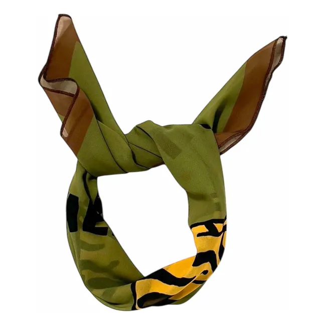 Foulard Tigre | Vert