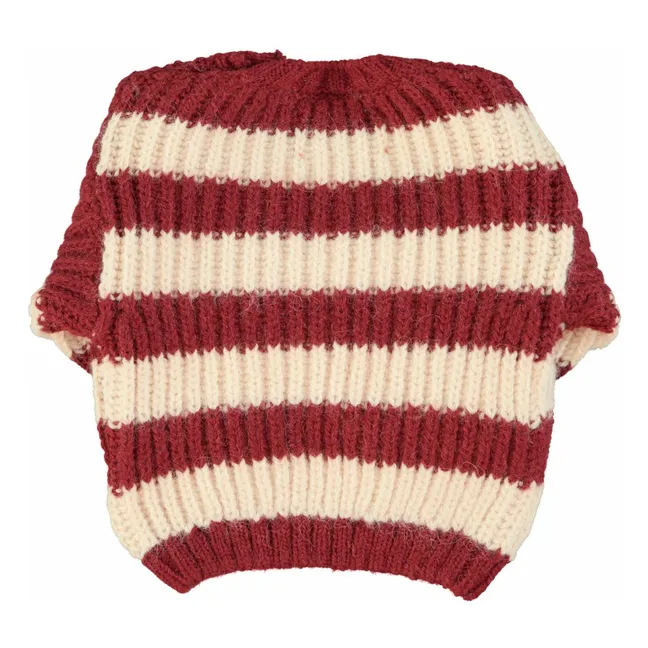 Pull Rayé Laine | Bordeaux