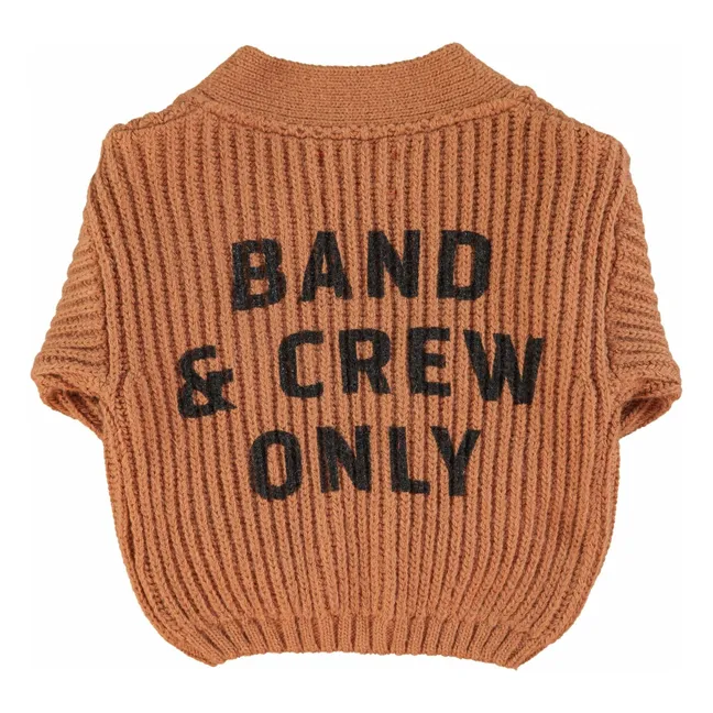 Cardigan Band & Crew Only Laine | Marron