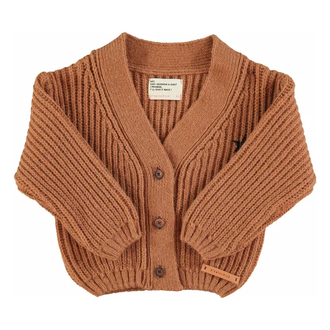 Cardigan Band & Crew Only Laine | Marron