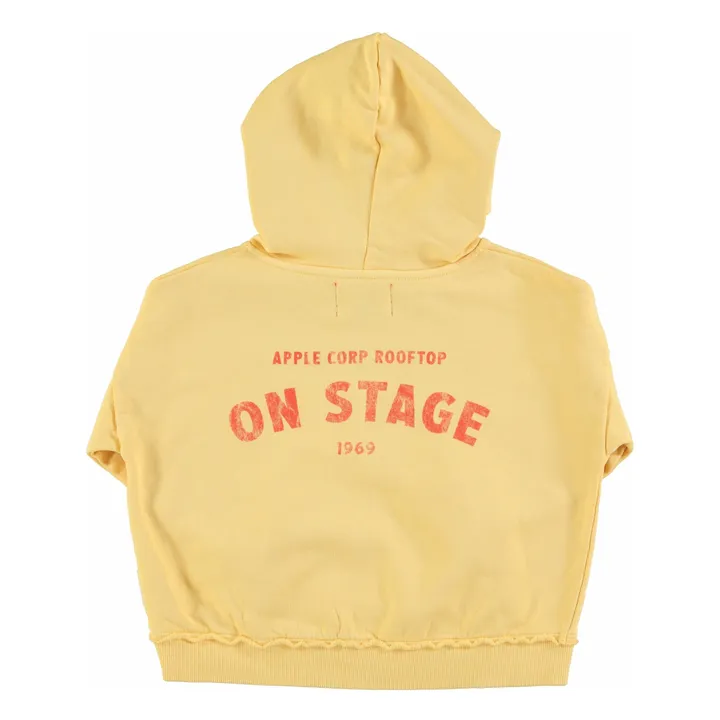 Sweat Rock Coton Bio | Jaune- Image produit n°3