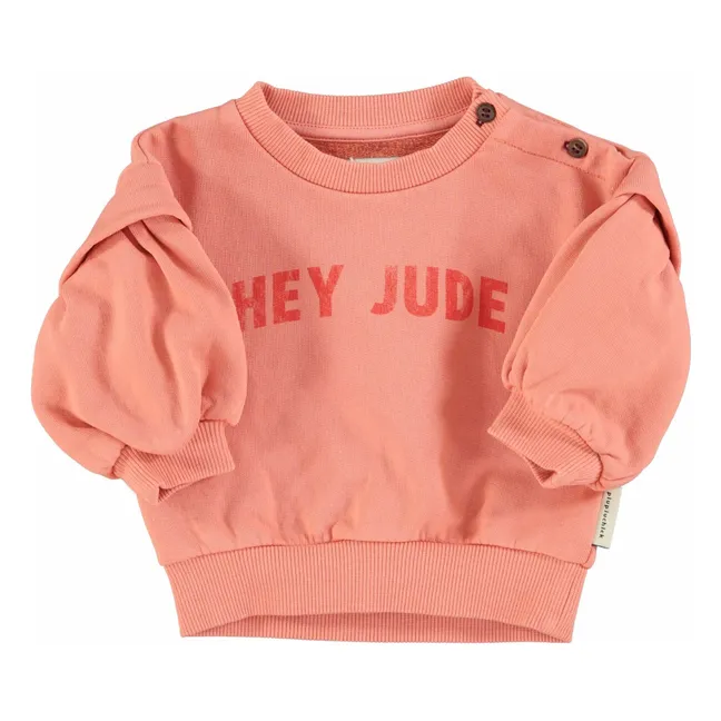 Sweat Volants Hey Jude Coton Bio | Corail