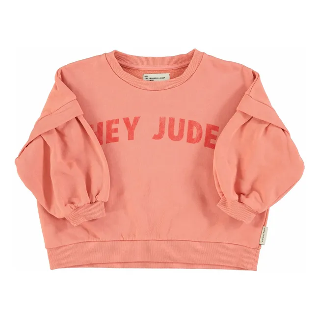 Sweat Volants Hey Jude Coton Bio | Corail