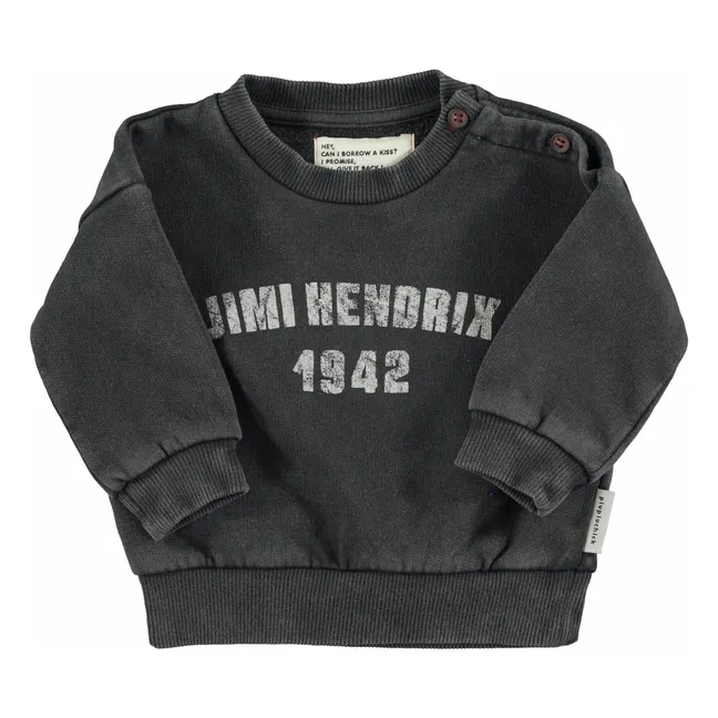 Sweat Jimi Hendrix Coton Bio | Noir