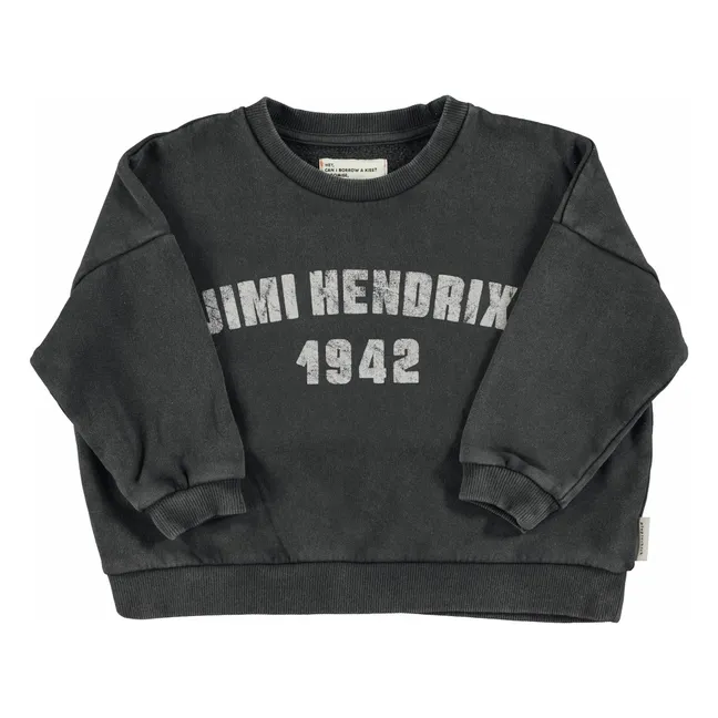Sweat Jimi Hendrix Coton Bio | Noir