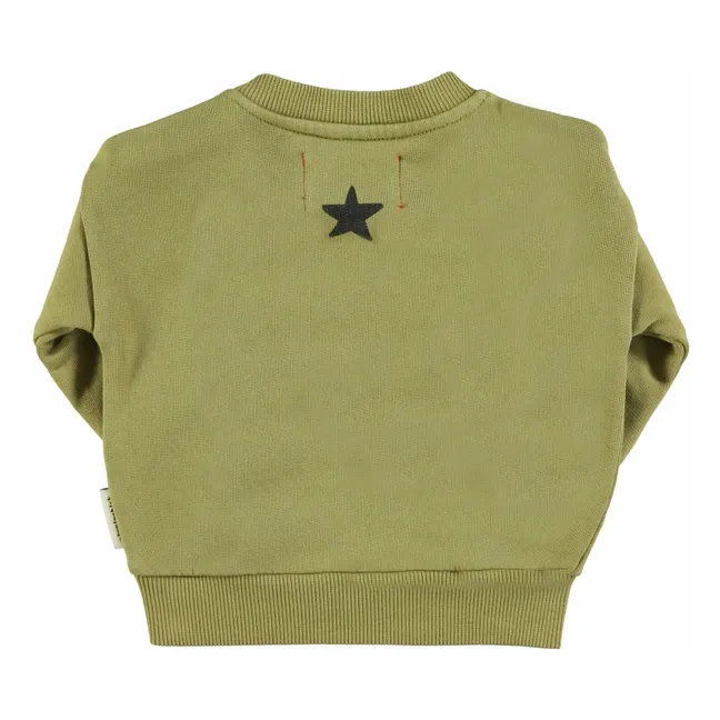 Sweat Tigre Coton Bio | Olive