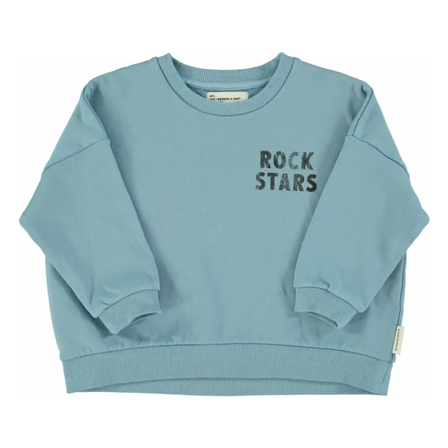 Sweat Rock Stars Coton Bio | Bleu