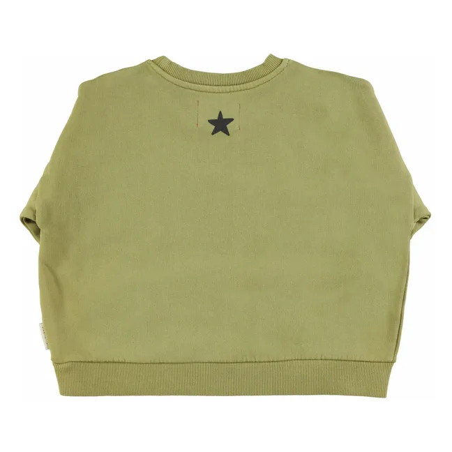 Sweat Tigre Coton Bio | Olive