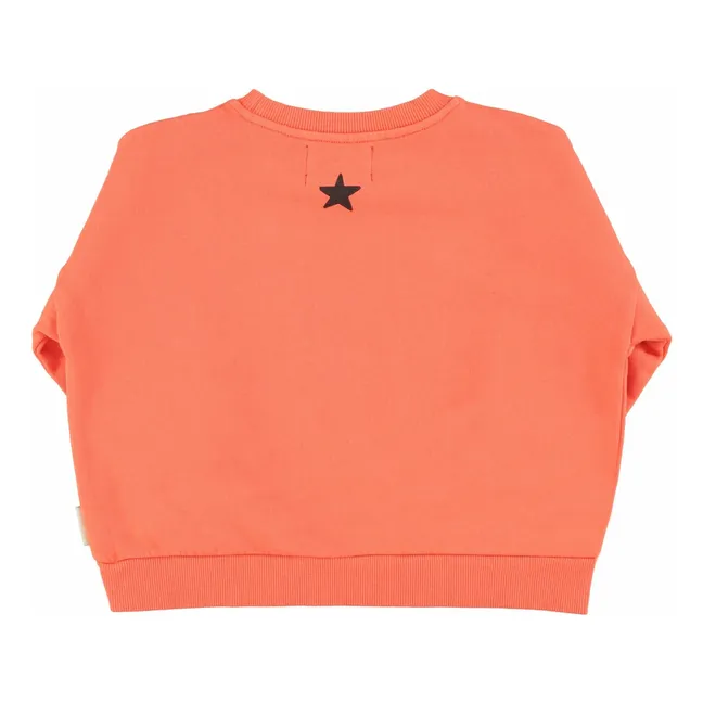 Sweat Music Coton Bio | Orange fluo