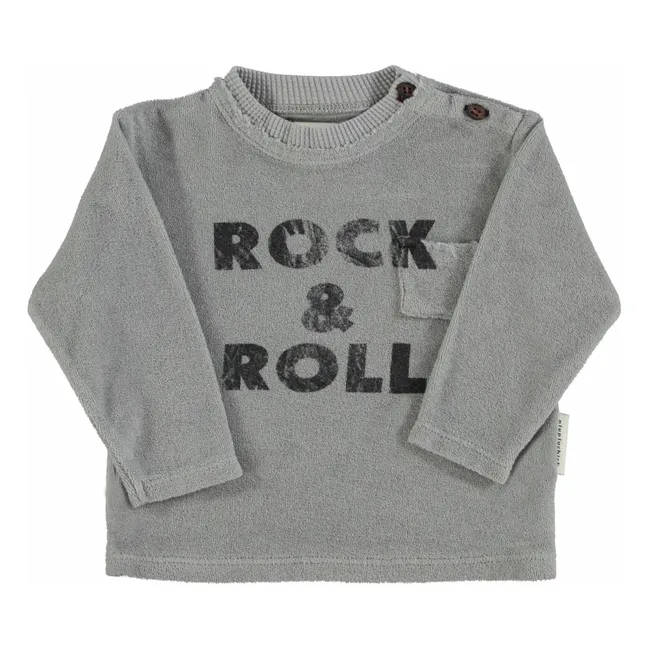 T-shirt Rock&Roll Eponge Coton Bio | Gris
