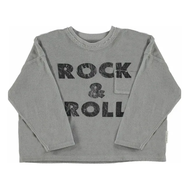 T-shirt Rock&Roll Eponge Coton Bio | Gris