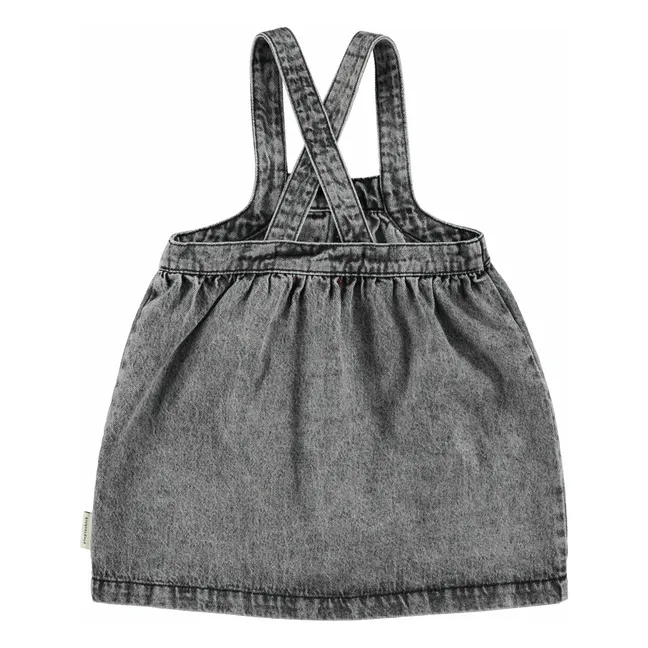 Faded Jean Dress | Black