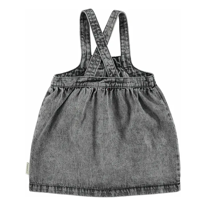 Robe en Jean Délavée | Noir- Image produit n°3