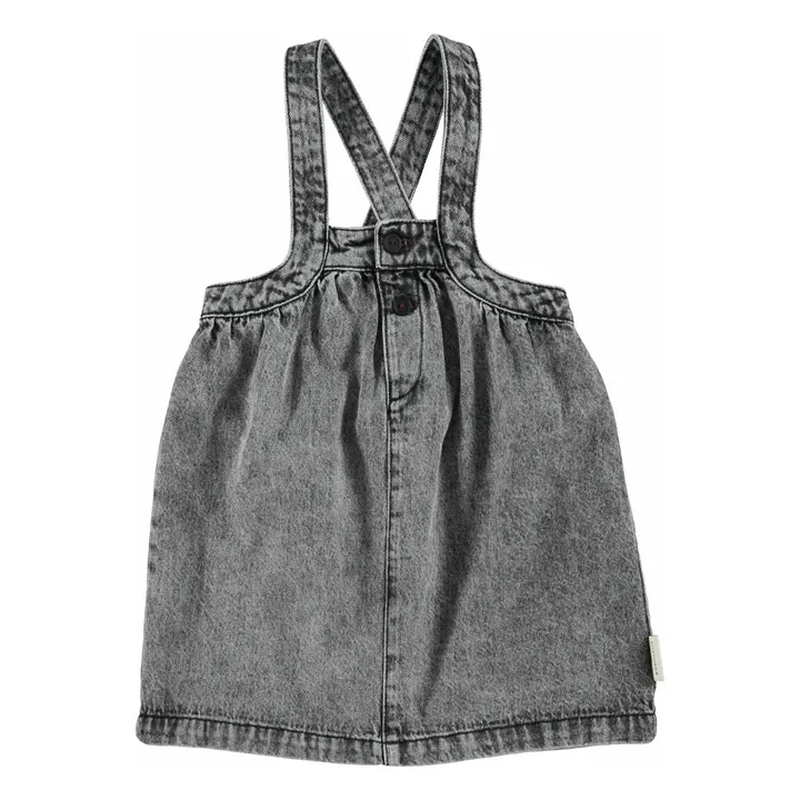 Robe en Jean Délavée | Noir- Image produit n°0