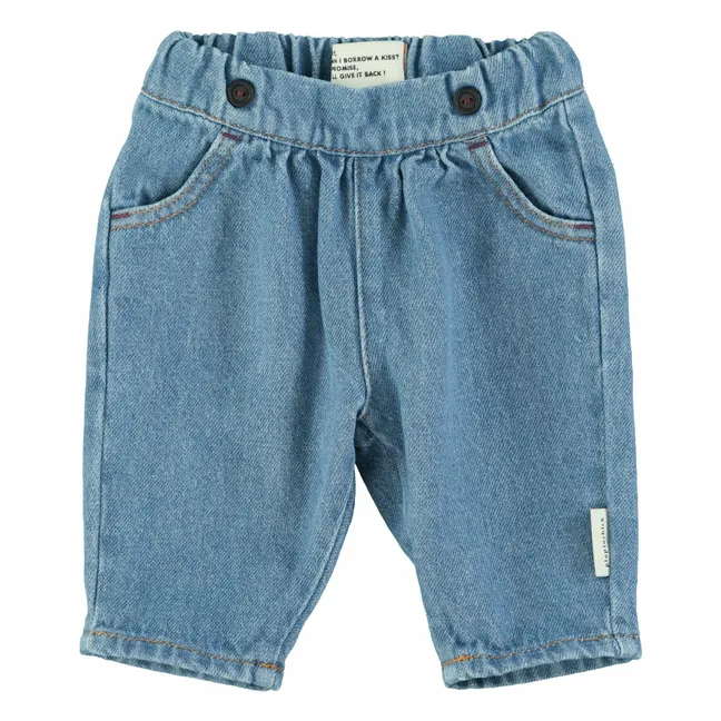 Jean Elastiqué Bébé | Bleu