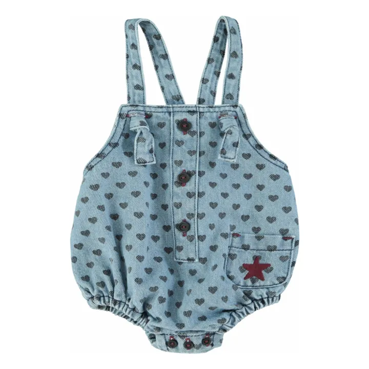 Pelele Jean Hearts | Azul Claro- Imagen del producto n°0